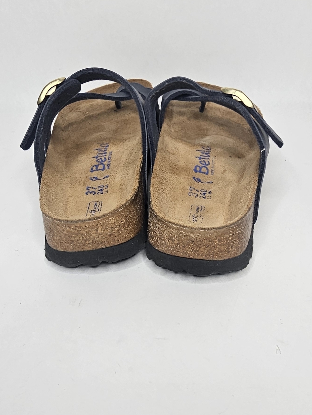 Betula by Birkenstock Mia sandals featuring a soft footbed and gold-tone buckle - Picture 3 of 10